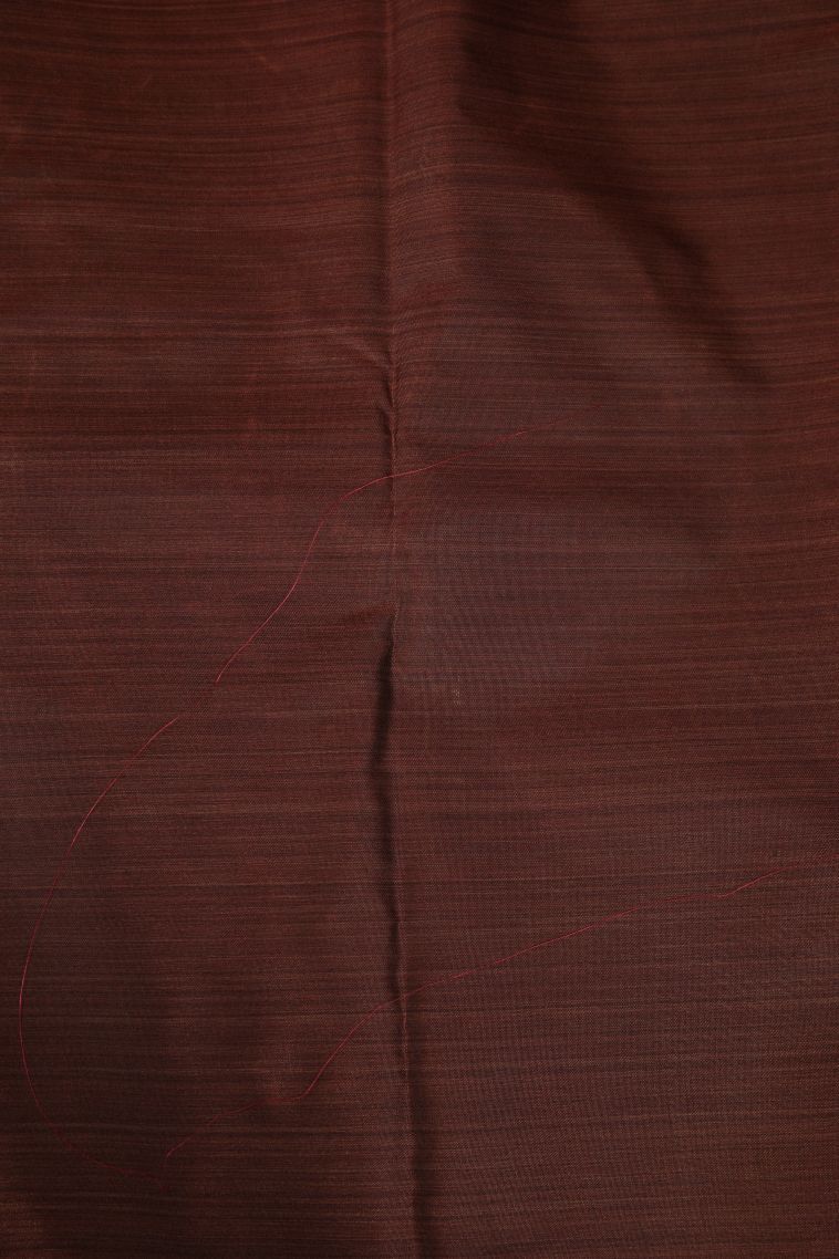 Tawny Brown Soft Silk Sarees with Without Zari Zari Geometric Shapes view 3