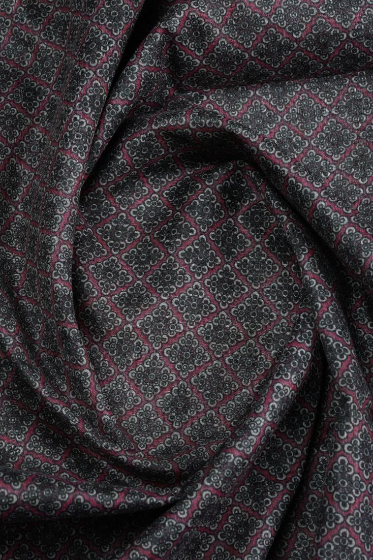 Charcoal Black Chanderi Cotton Sarees with Without Zari Zari Floral Patterns view 4