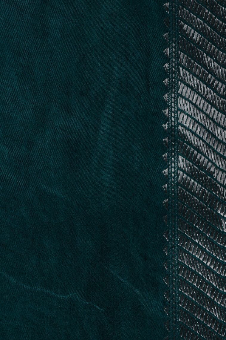 Bubblegum Pink Chanderi Cotton Sarees with Without Zari Zari Floral Patterns view 3