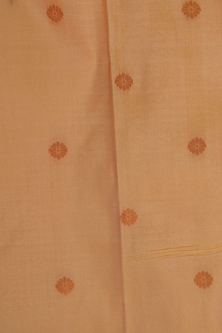 Damp Black Visiri Madippu Silk Sarees with Gold Zari Buttis (small Dots Or Motifs) view 3