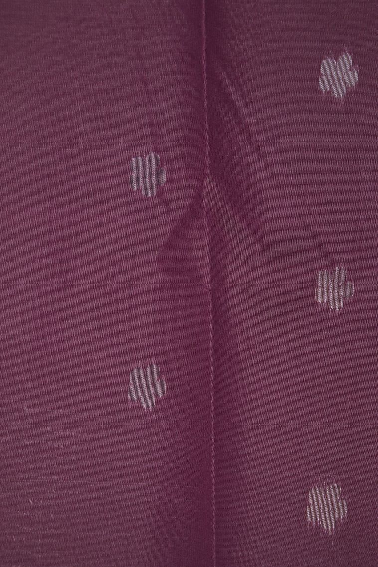 Sky Blue Visiri Madippu Silk Sarees with Silver Zari Floral Patterns view 3