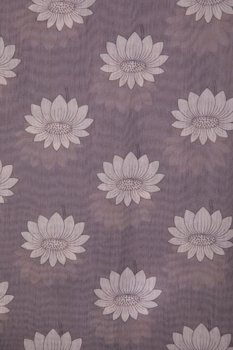 Cream White Tussar Saree with Without Zari Zari Floral Patterns view 3