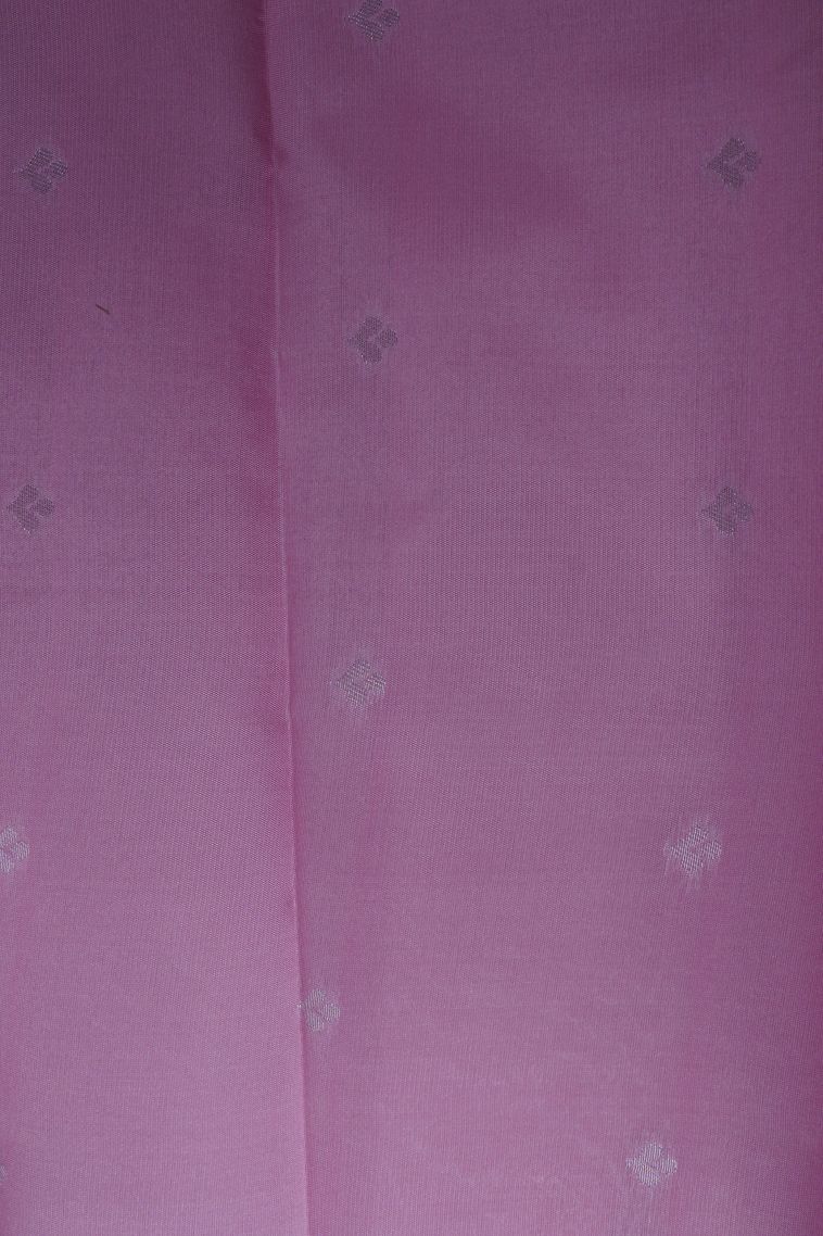 Arctic Blue Visiri Madippu Silk Sarees with Silver Zari Floral Patterns view 3