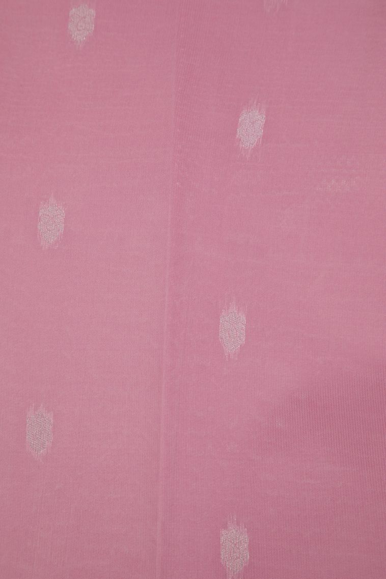 Sky Blue Visiri Madippu Silk Sarees with Silver Zari Floral Patterns view 3