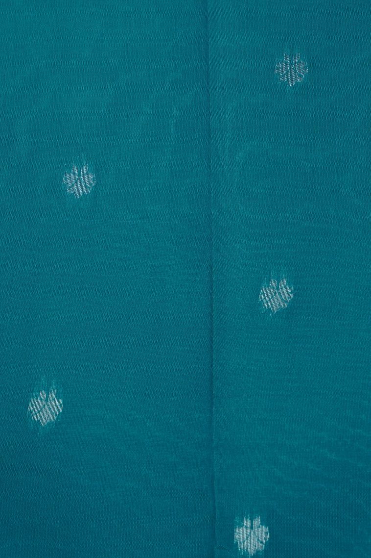 Lemon Yellow Visiri Madippu Silk Sarees with Silver Zari Floral Patterns view 3