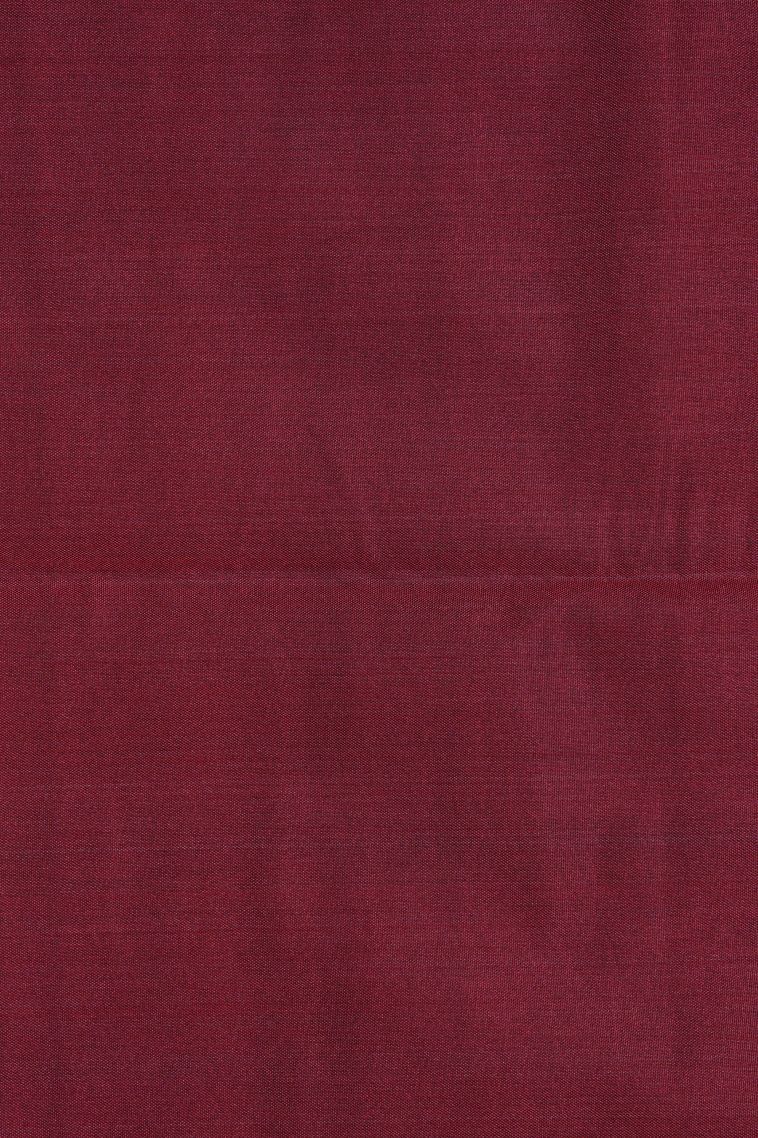 Peanut Brown Soft Silk Saree with Copper Zari Buttis (small Dots Or Motifs) view 3