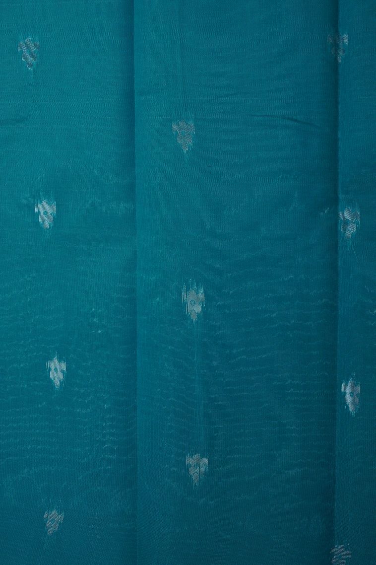 Lime Green Visiri Madippu Silk Sarees with Silver Zari Floral Patterns view 3