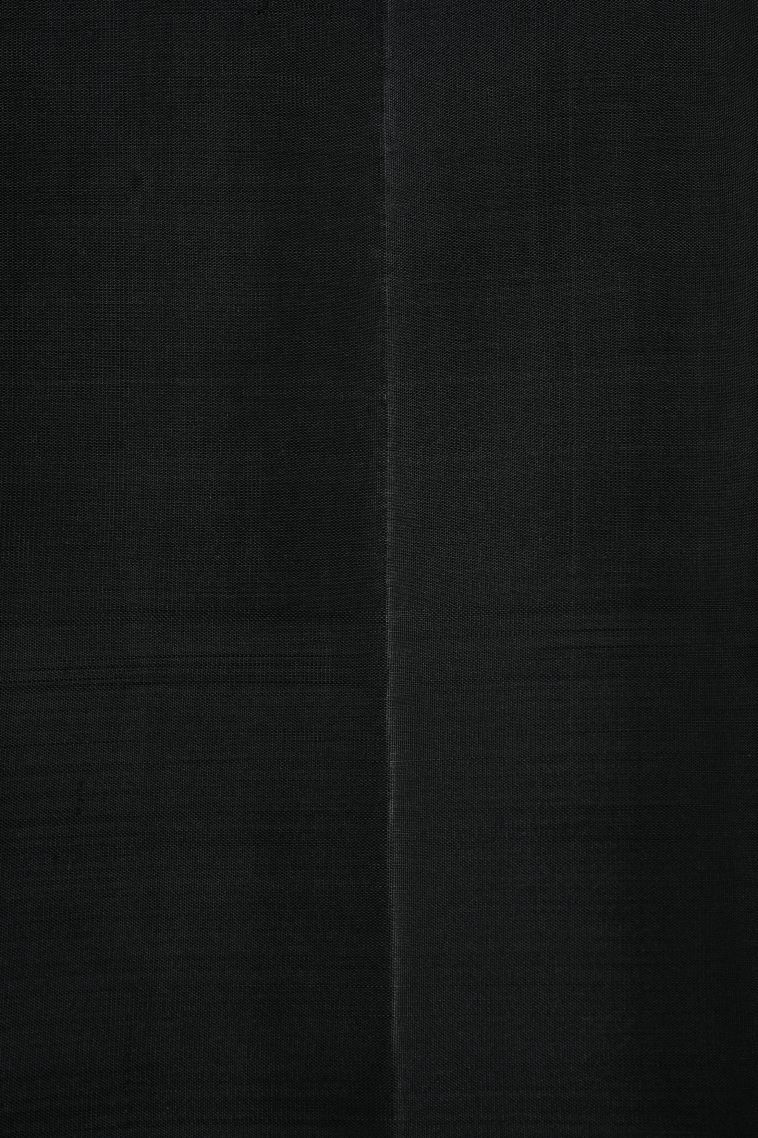 Moccon Green Kanchipuram Silk Sarees with Silver Zari Floral Patterns view 3