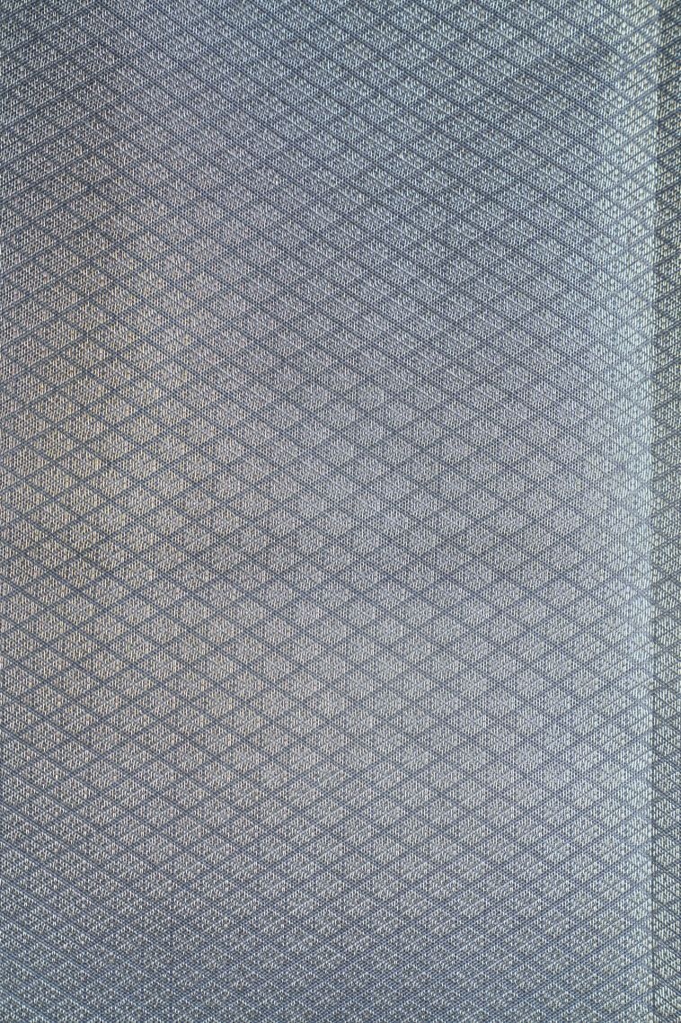 Gold Kanchipuram Silk Sarees with Gold Zari Floral Patterns view 3