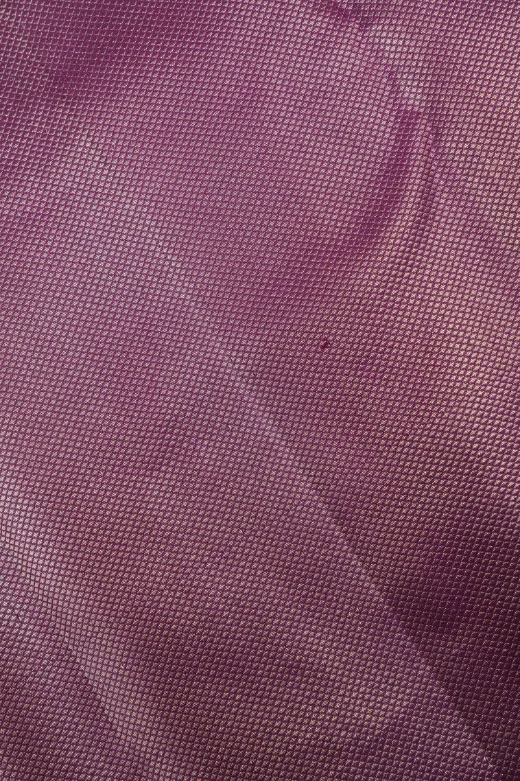 Apricot Orange Kanchipuram Silk Sarees with Silver Zari Floral Patterns view 3