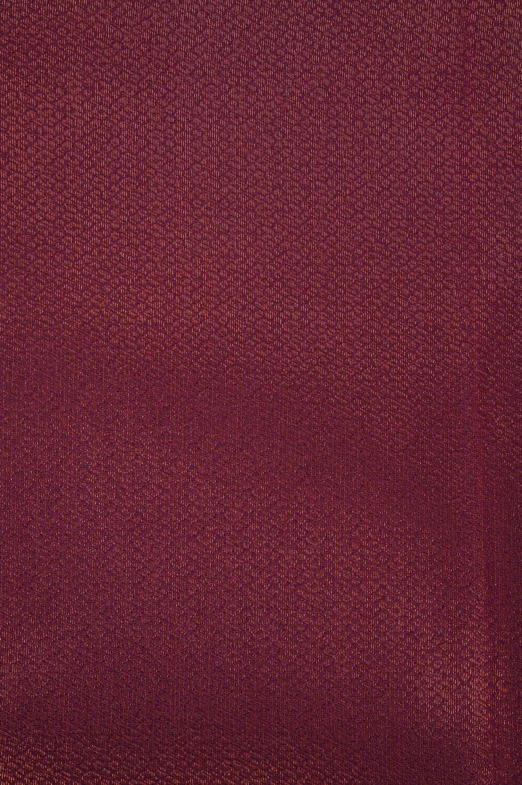 Lean Pink Visiri Madippu Silk Sarees with Copper Zari Floral Patterns view 3