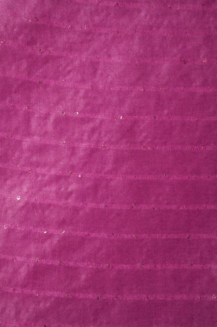 Magenta Purple Tussar Saree with Without Zari Zari Floral Patterns view 3