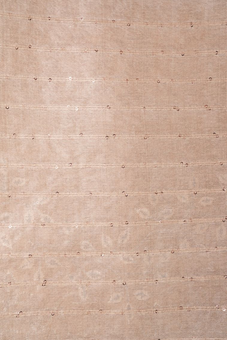 Cream White Tussar Saree with Without Zari Zari Floral Patterns view 3