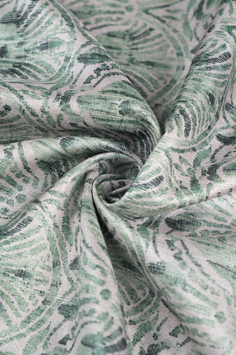 Alabaster White Tussar Saree with Without Zari Zari Floral Patterns view 4