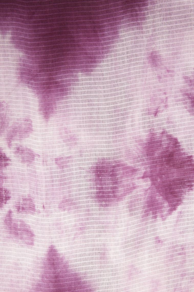 Bosenberry Purple Tussar Saree with Without Zari Zari Geometric Shapes view 3