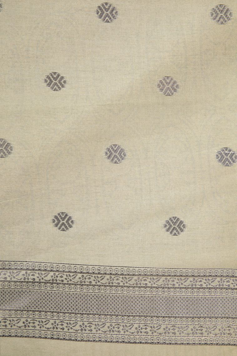 Flamingo Pink Tussar Saree with Without Zari Zari Floral Patterns view 3