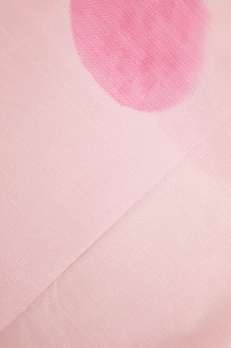 Blush Pink Soft Silk Sarees with Without Zari Zari Stripes view 3