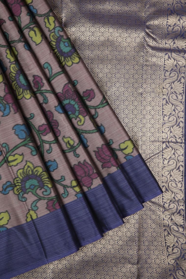 Abbey Black Soft Silk Sarees with Without Zari Zari Floral Patterns view 1