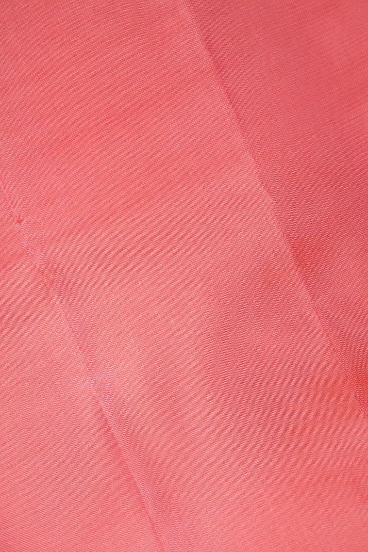 Ballet Pink Soft Silk Saree with Copper Zari Buttis (small Dots Or Motifs) view 3