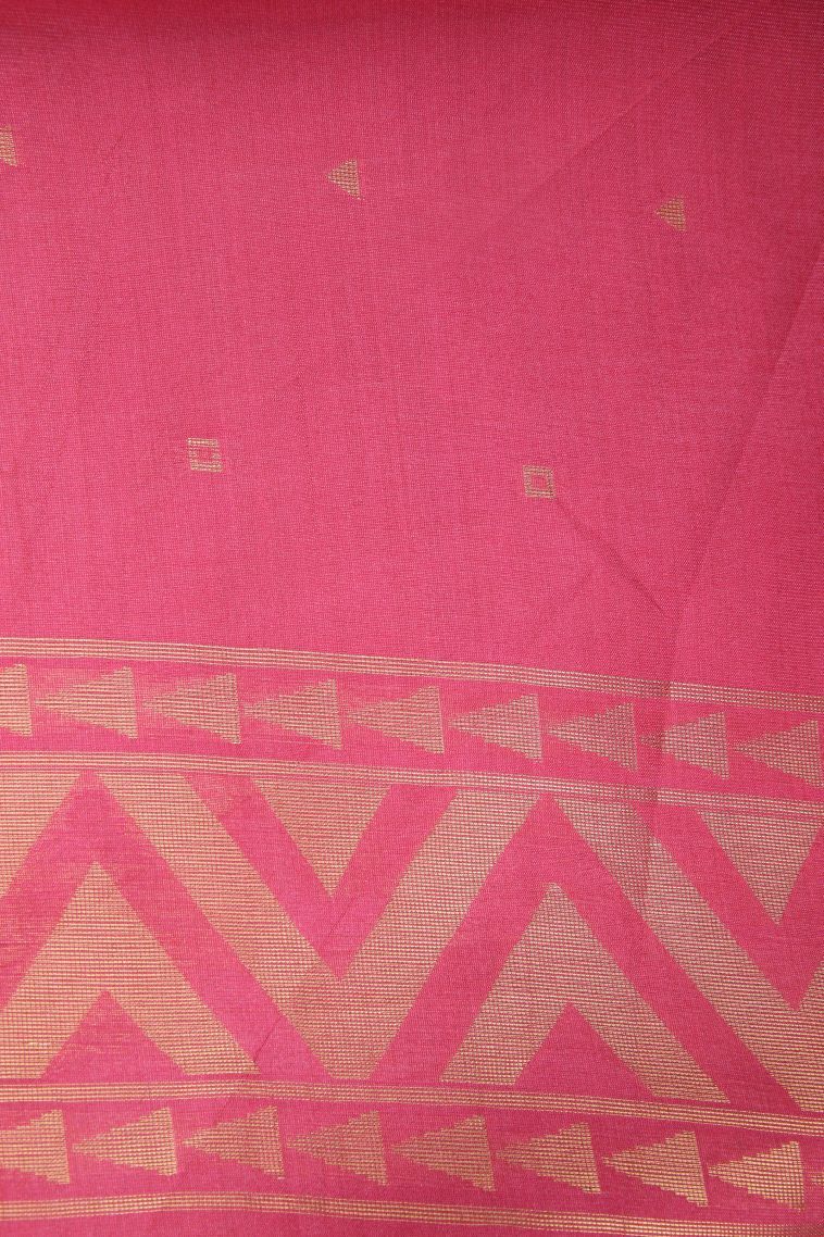 Asphalt Black Tussar Saree with Gold Zari Stripes view 3