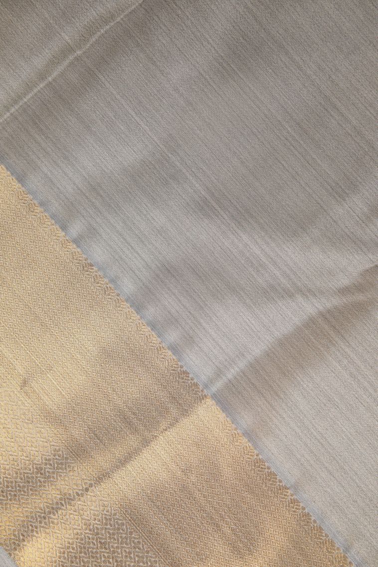 Granite Black Soft Silk Sarees with Without Zari Zari Floral Patterns view 3