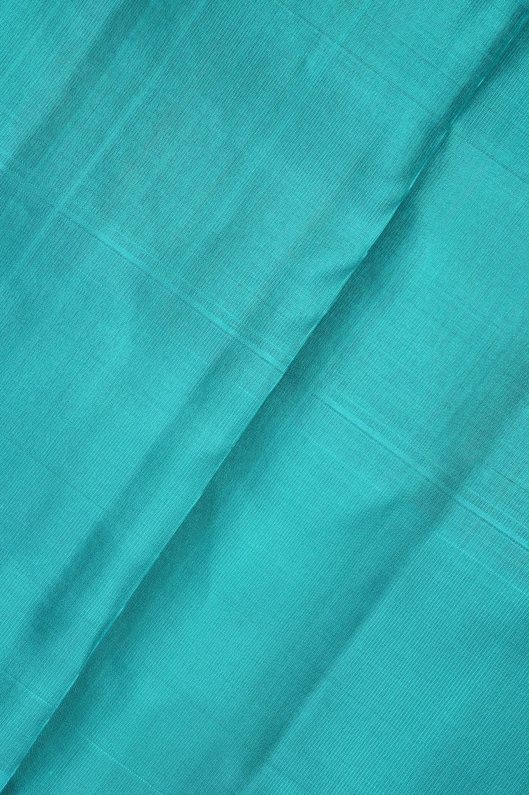 Punch Pink Soft Silk Saree with Silver Zari Stripes view 3