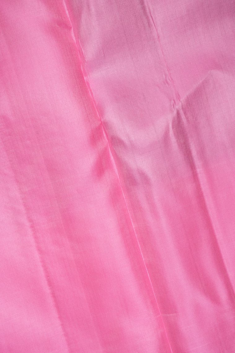 Bottle Green Soft Silk Saree with Silver Zari Floral Patterns view 3