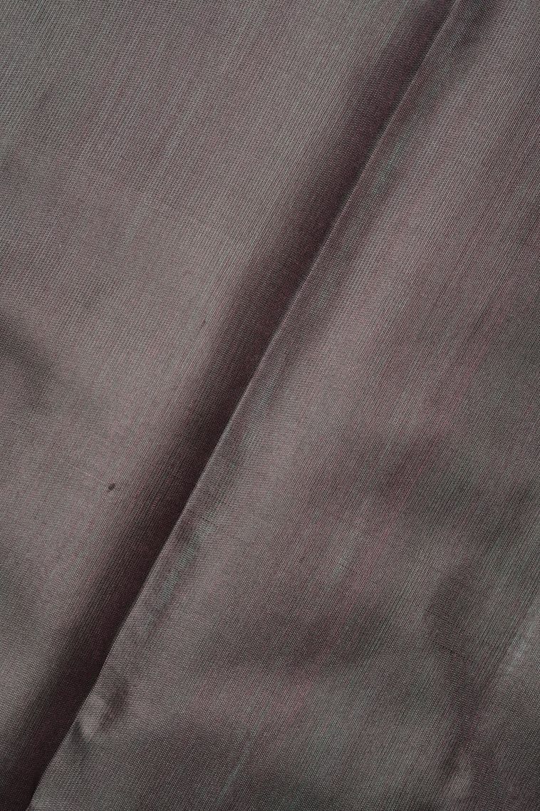 Arctic Blue Soft Silk Saree with Silver Zari Floral Patterns view 3