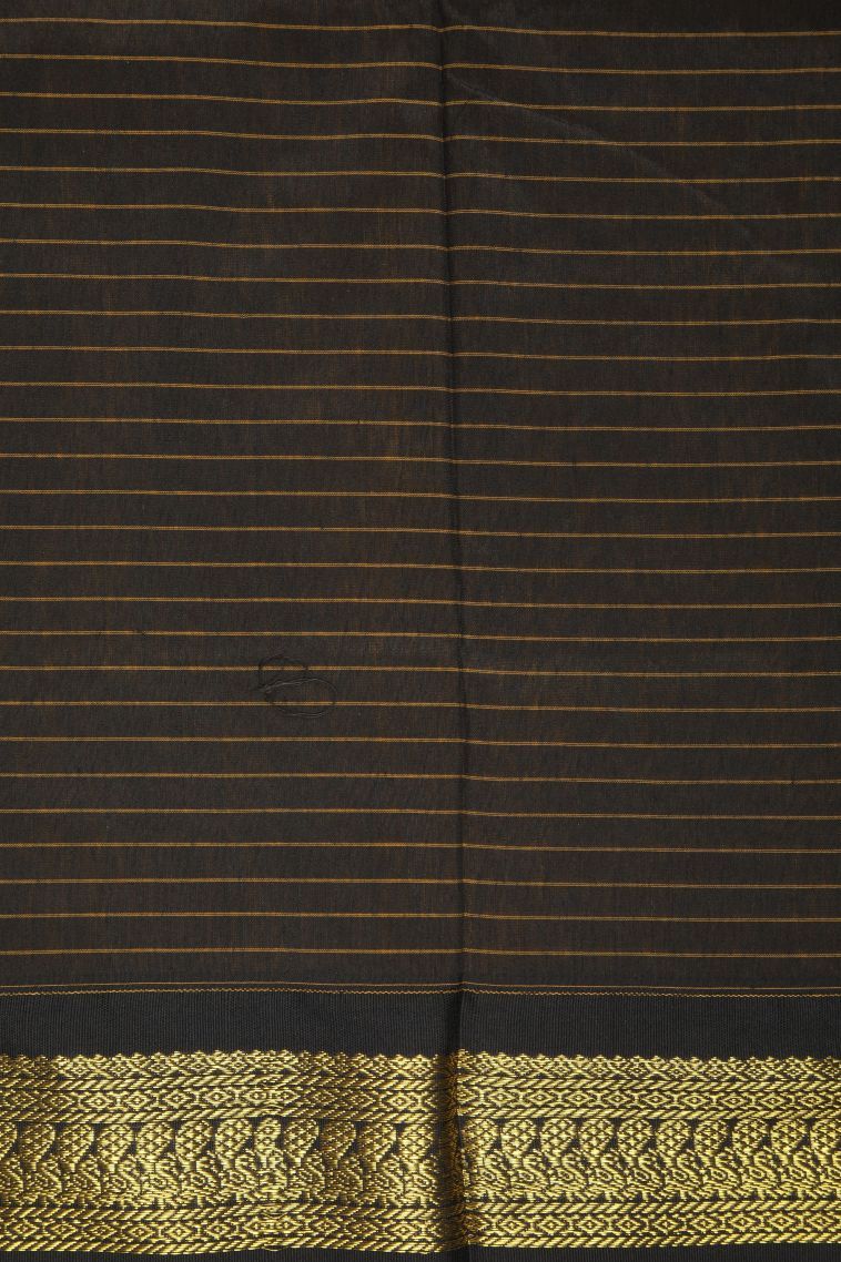 Lemon Yellow Kalyani Cotton with Without Zari Zari Checks view 3