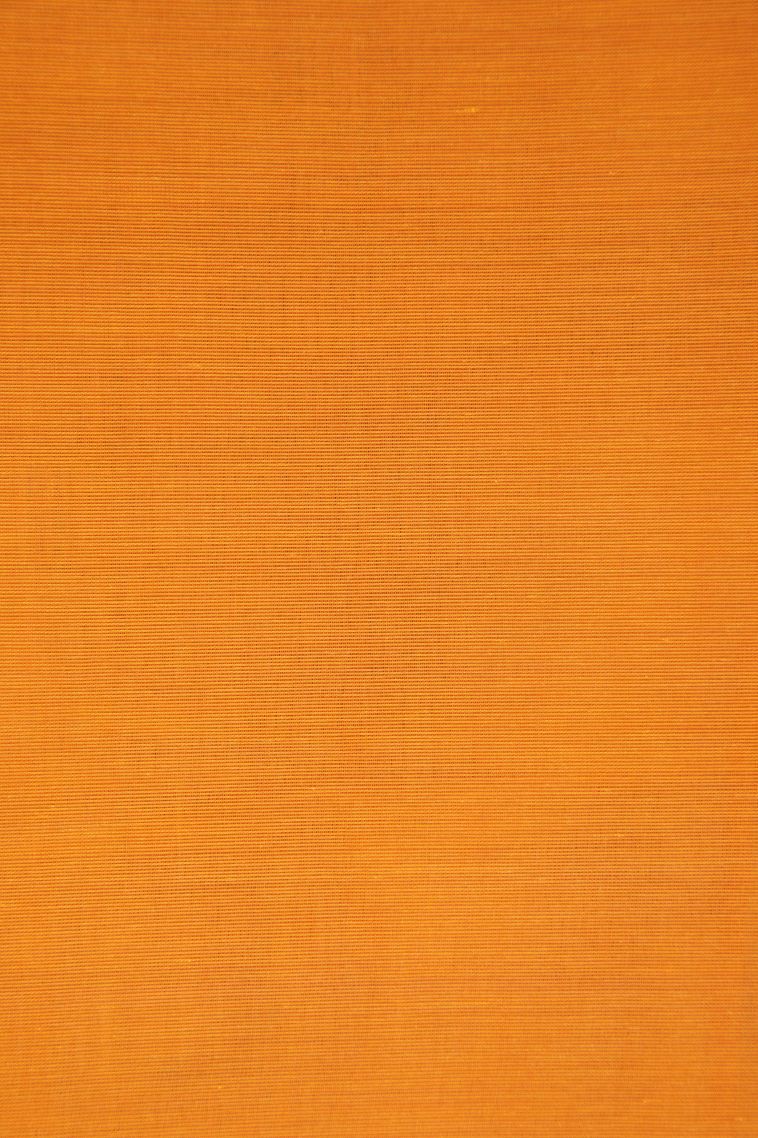 Merigold Orange Kovai Cotton Sarees with Without Zari Zari Buttis (small Dots Or Motifs) view 3