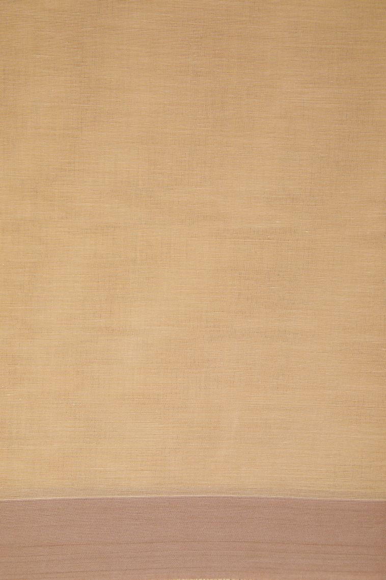 Cream White Kovai Cotton Sarees with Without Zari Zari Buttis (small Dots Or Motifs) view 3