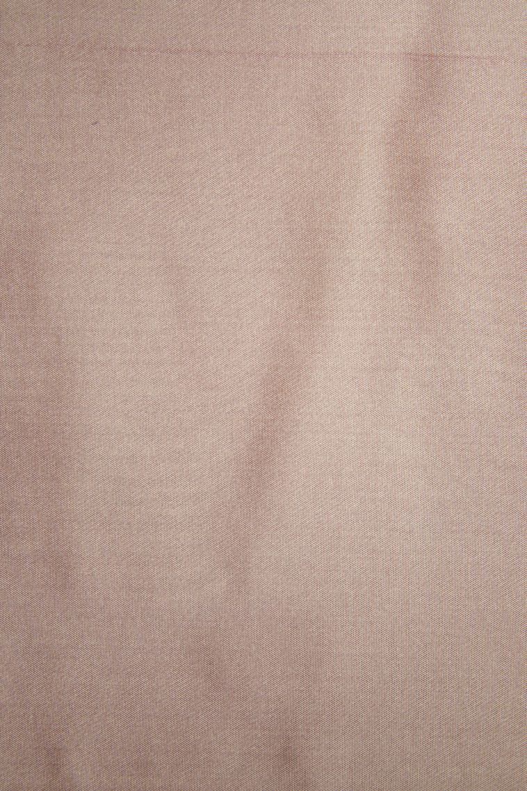 Brunette Brown Soft Silk Saree with Copper Zari Stripes view 3