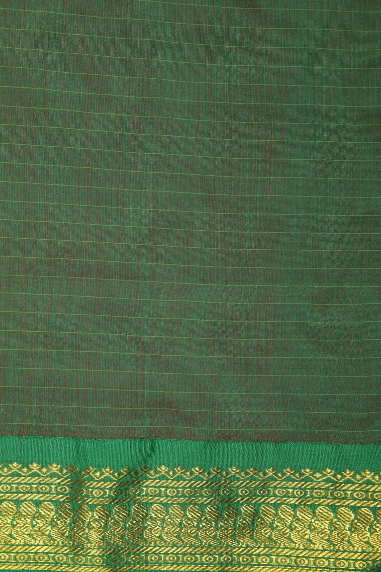 Hot Pink Kalyani Cotton with Without Zari Zari Checks view 3