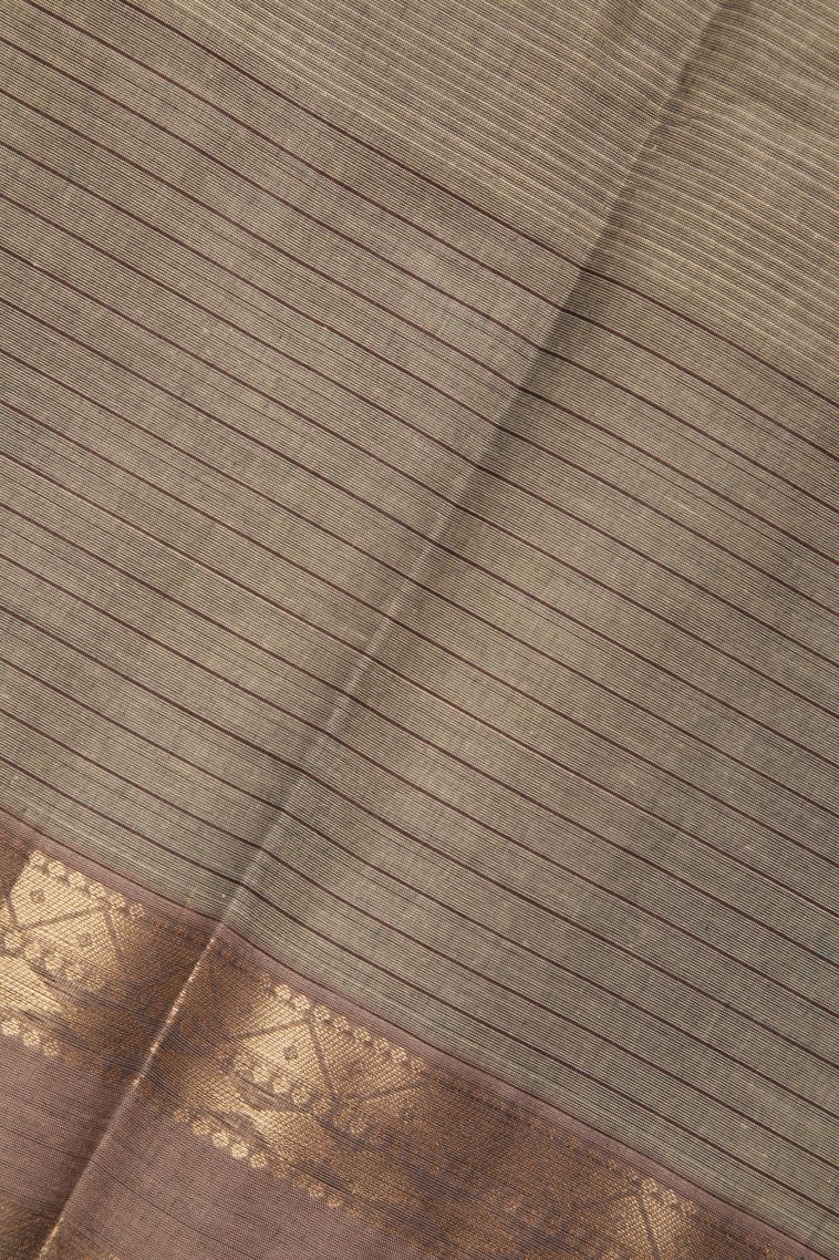 Abbey Black Kovai Cotton Sarees with Without Zari Zari Checks view 3