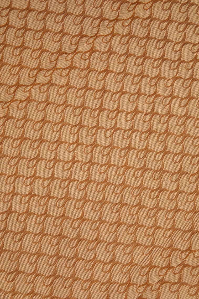 Tortilla Brown Silk Cotton with Without Zari Zari Buttis (small Dots Or Motifs) view 3