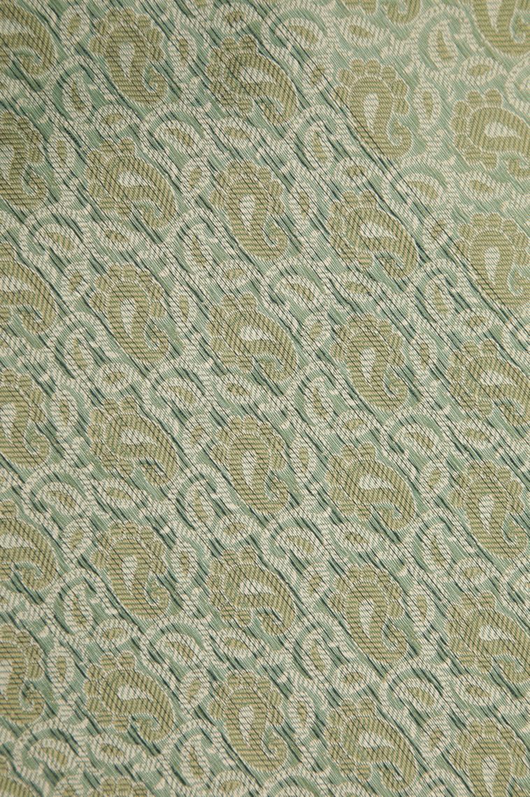 Emerald Green Tussar Saree with Without Zari Zari Floral Patterns view 3