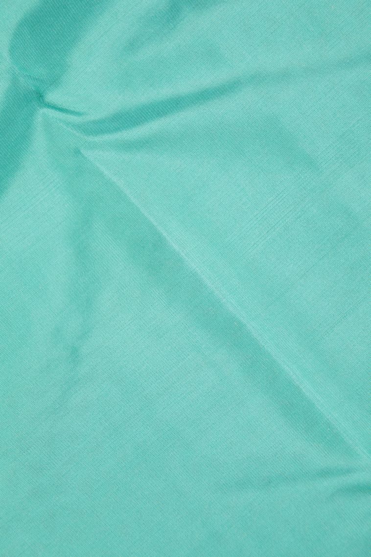 Strawberry Pink Soft Silk Saree with Copper Zari Stripes view 3