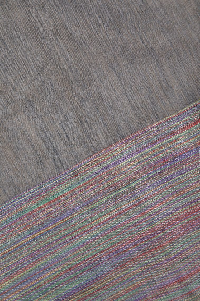 Gold Tussar Saree with Without Zari Zari Plain view 3