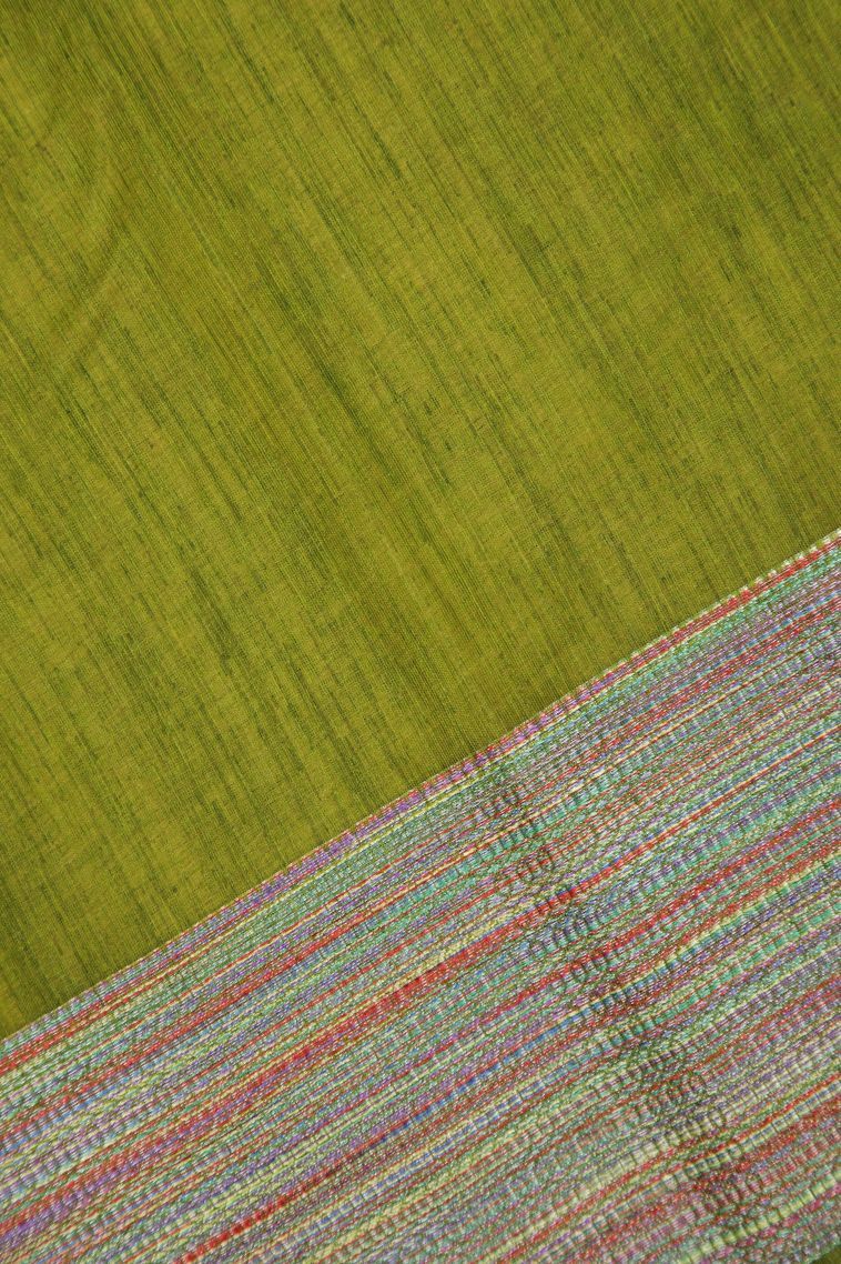 Magenta Purple Tussar Saree with Without Zari Zari Plain view 3