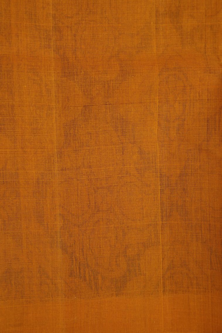 Seaweed Green Kanchi Cotton Sarees with Copper Zari Geometric Shapes view 3