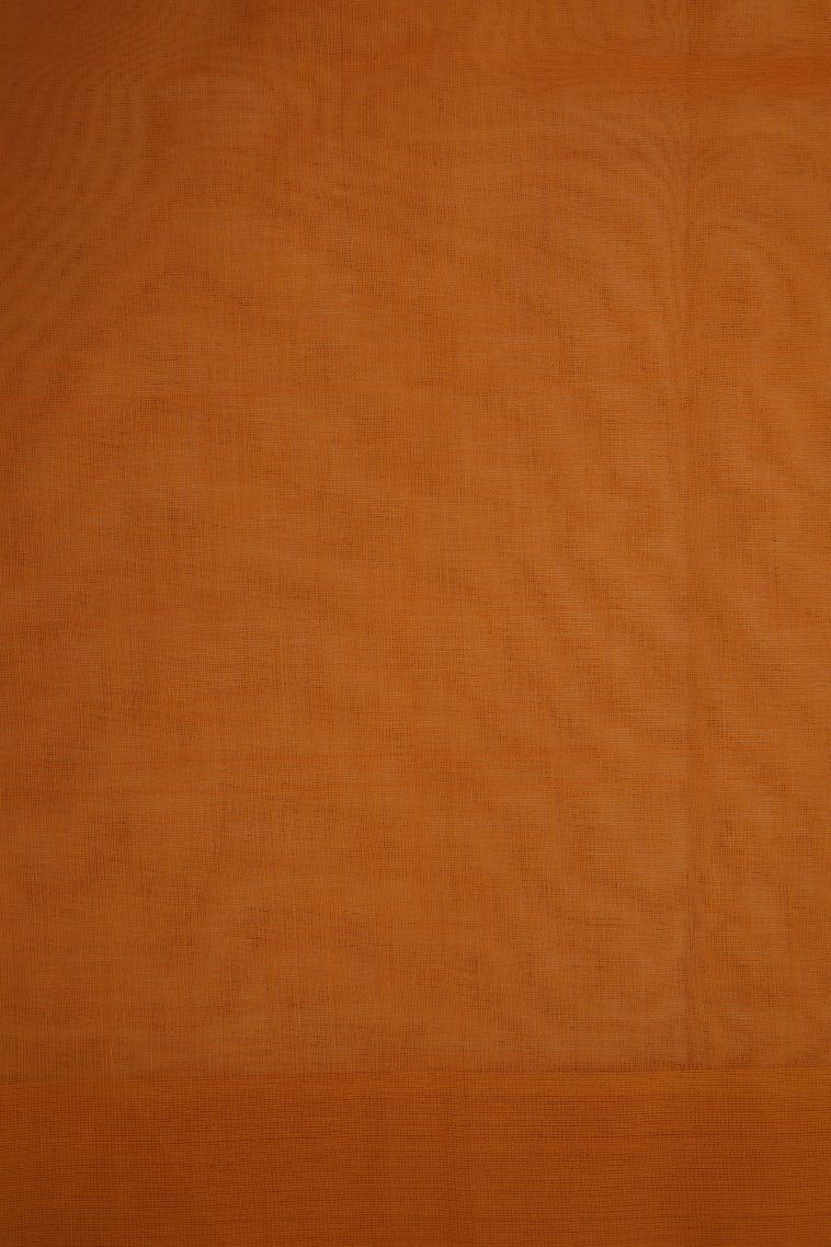 Cookie Yellow Pure Handloom Kovai Cotton with Copper Zari Geometric Shapes view 3
