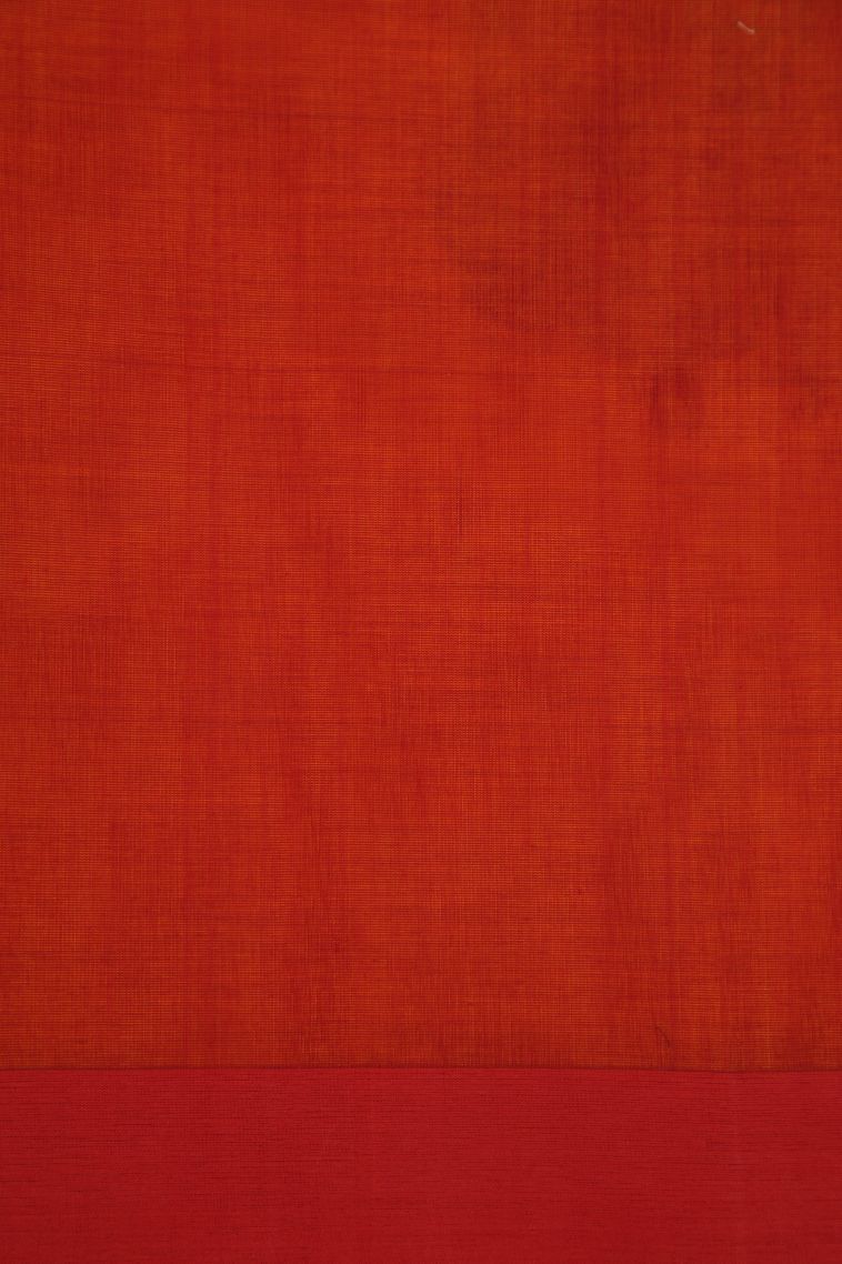 Honey Orange Pure Handloom Kovai Cotton with Without Zari Zari Floral Patterns view 3