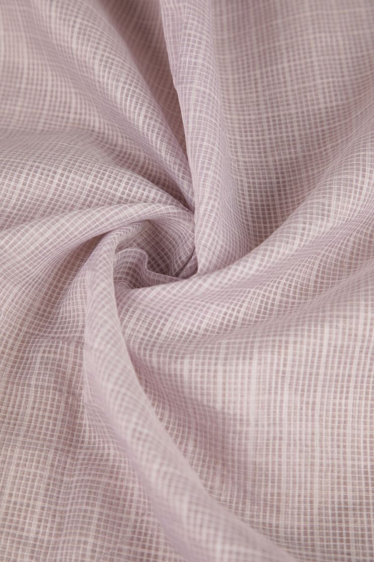 Periwinkle Purple Organza Saree with Without Zari Zari Floral Patterns view 4