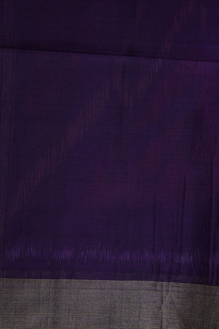 Sandstone Orange Pochampalli Saree with Gold Zari Geometric Shapes view 3