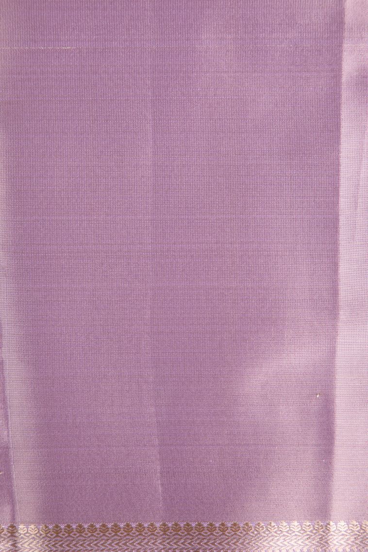 Ballet Pink Tissue Silk Sarees with Gold Zari Floral Patterns view 3