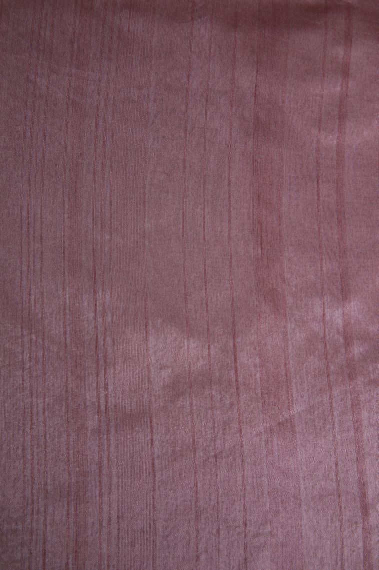 Crepe Pink Semi Tussar Silk with Without Zari Zari Floral Patterns view 3