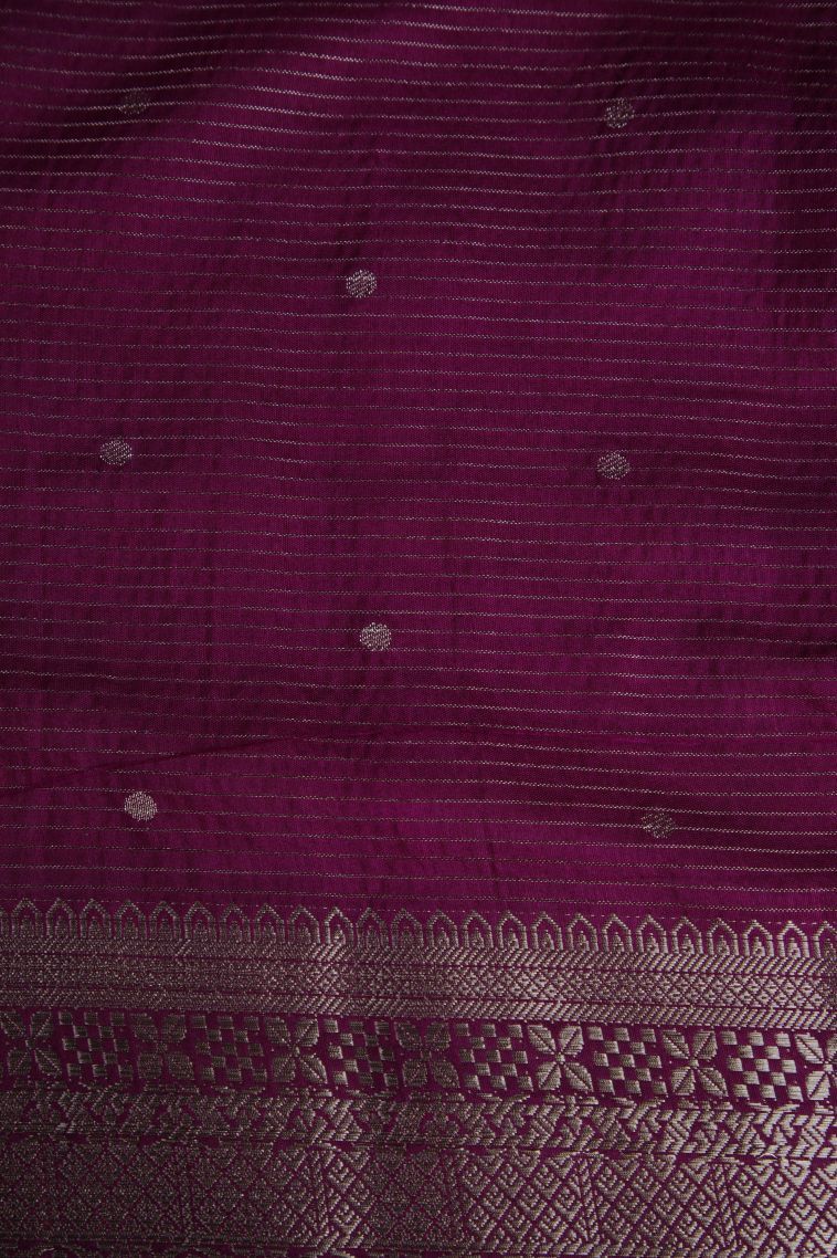 Sky Blue Raw Silk Sarees with Gold Zari Geometric Shapes view 3