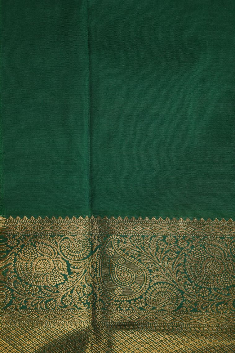 Cinnamon Brown Visiri Madippu Silk Sarees with Gold Zari Manga view 3