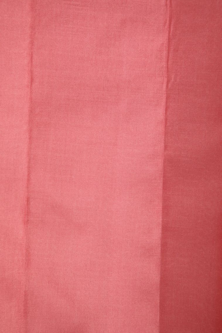 Rouge Pink Silk Sarees with Gold Zari Floral Patterns view 3