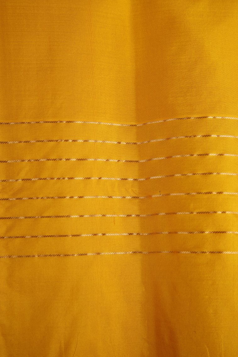 Bottle Green Soft Silk Saree with Gold Zari Buttis (small Dots Or Motifs) view 3